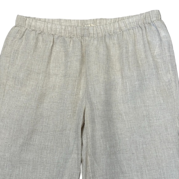 Eileen Fisher 100% Organic Linen Capris PP - Picture 2 of 11